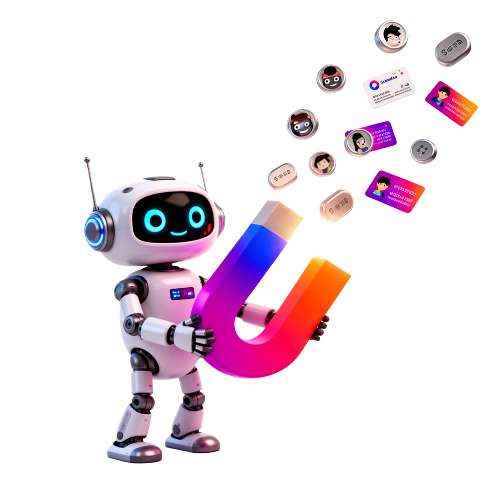 InfoDex Media AI lead generation 3D hero visual for automated sales pipeline growth
