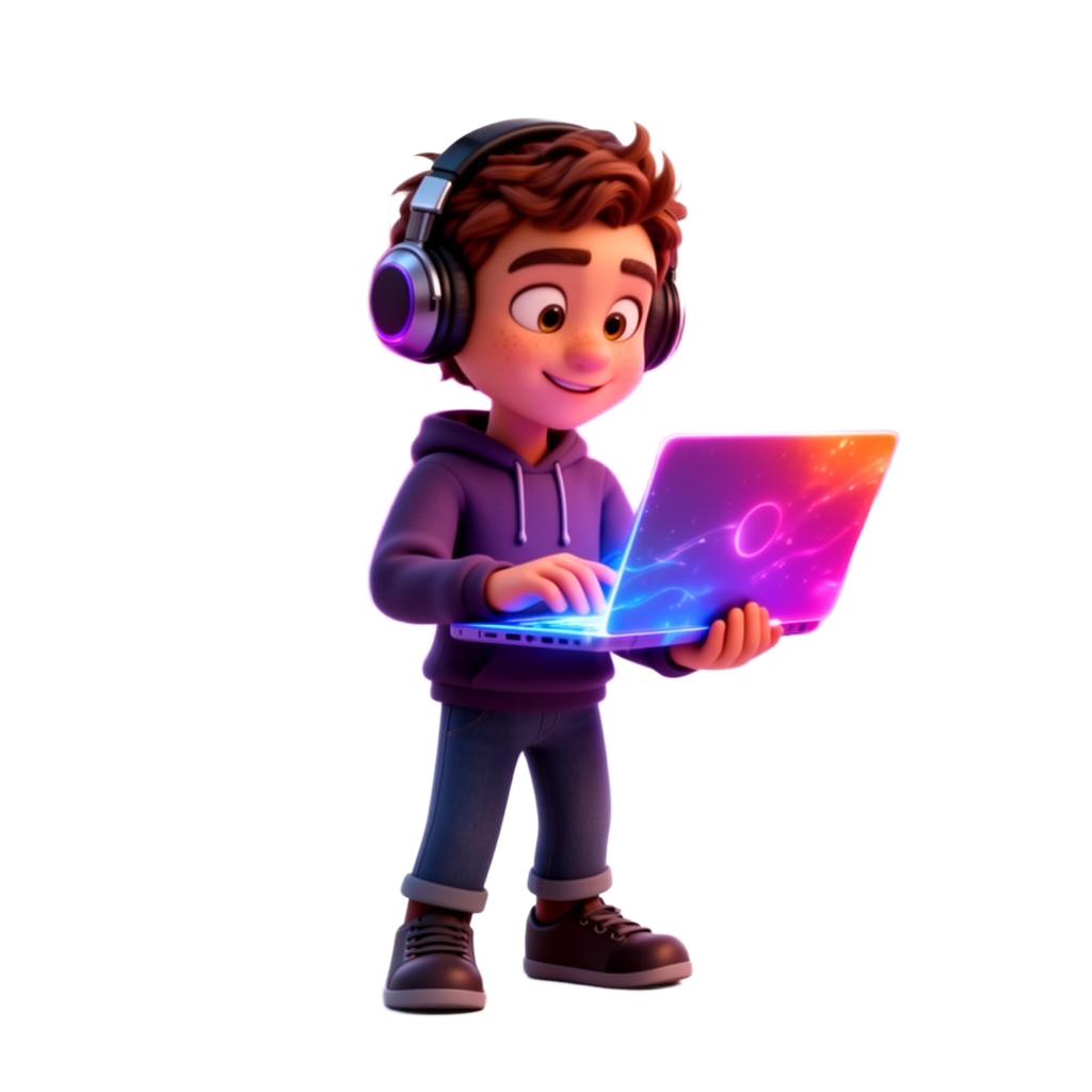 InfoDex Media web development 3D hero visual for high converting business websites
